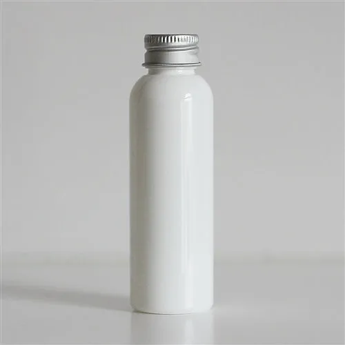 2 oz White PET Bullet Bottle with 20-410 Neck