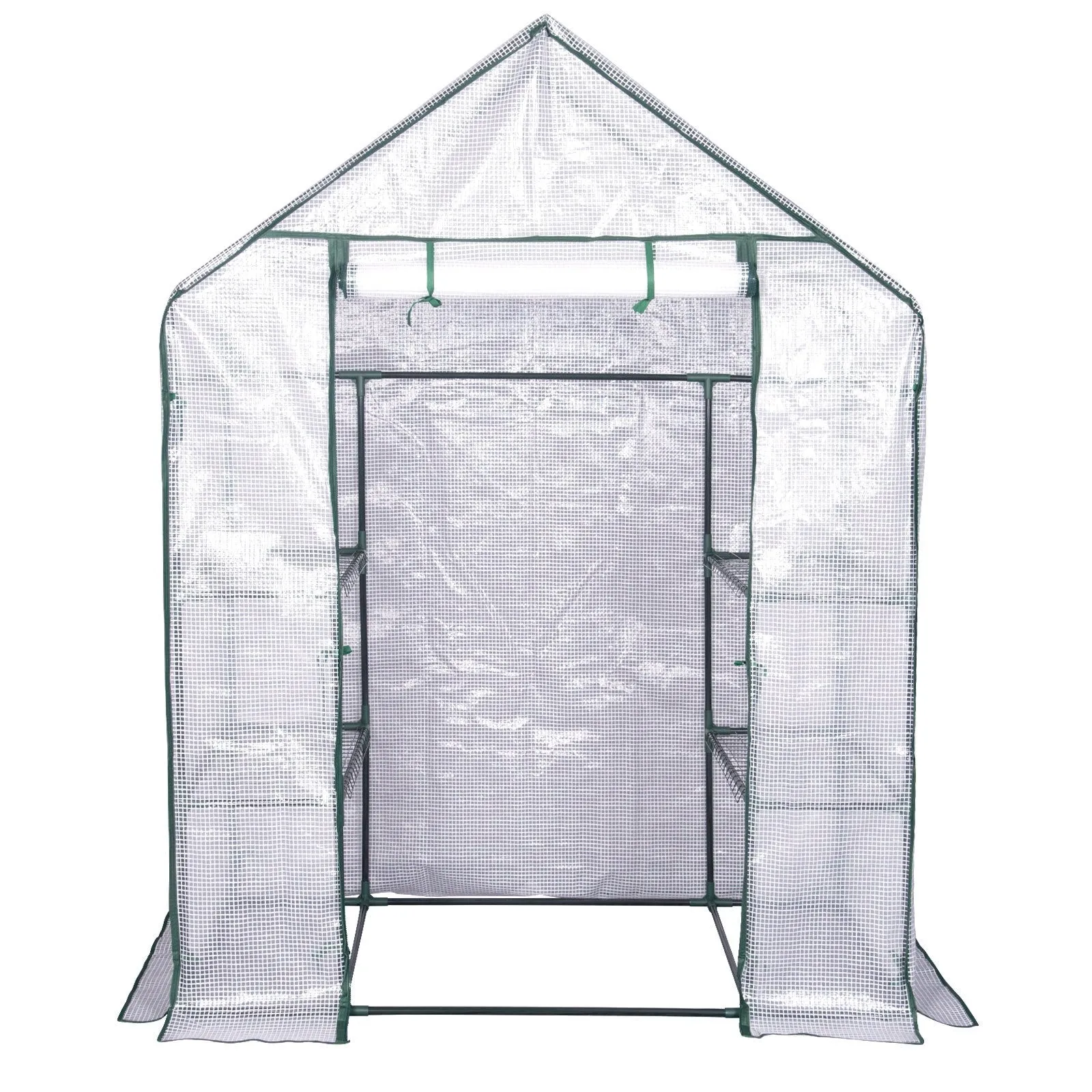 3 Tiers 6 Shelf Portable Greenhouse - Garden Shed Crops