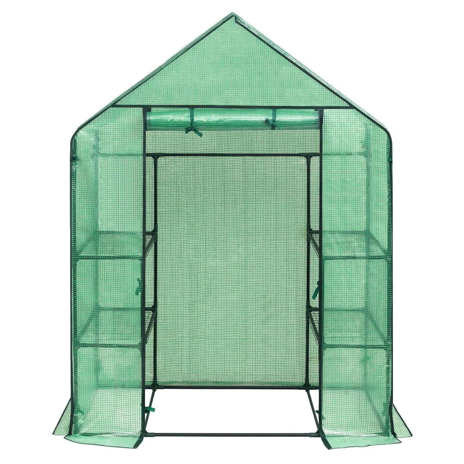 3 Tiers 6 Shelf Portable Greenhouse - Garden Shed Crops