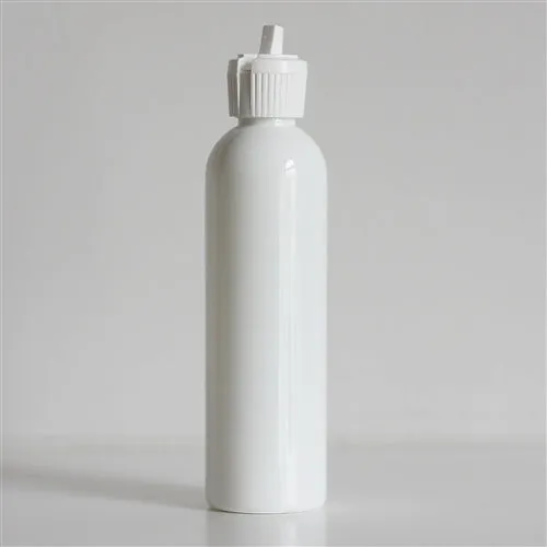 4 oz White PET Bullet Bottle with 20-410 Neck