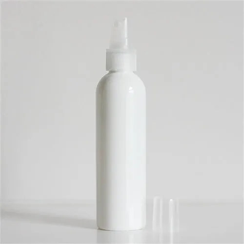 4 oz White PET Bullet Bottle with 20-410 Neck