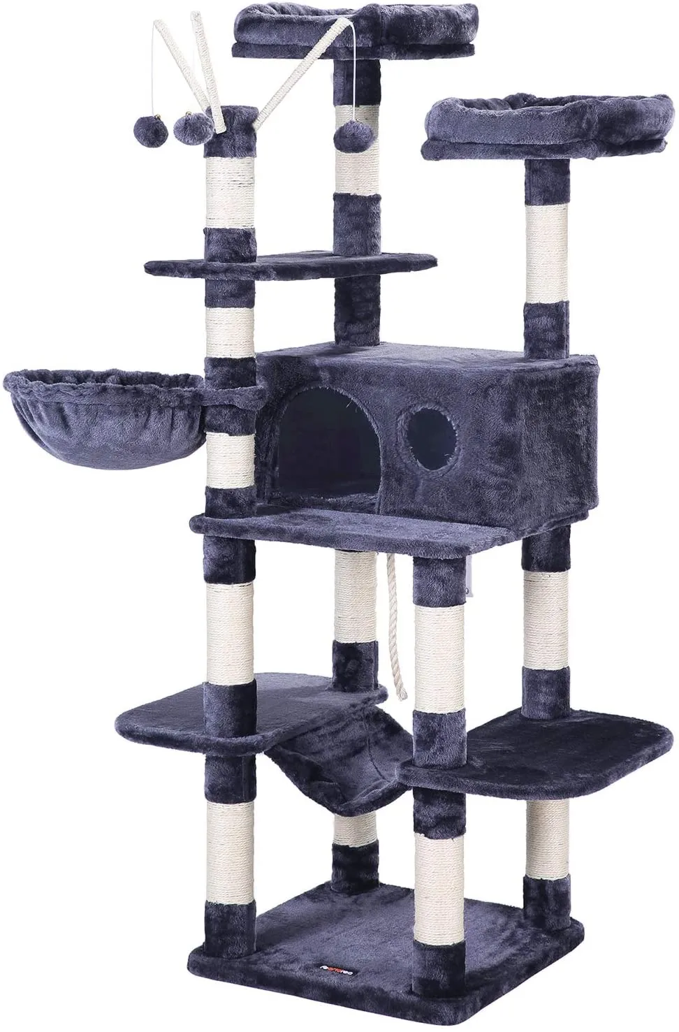 64.6" Large Cat Activity Center with Hammock