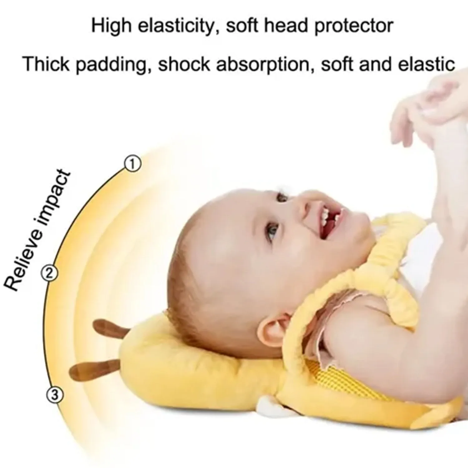 6629 SMALL BABY HEAD PROTECTOR BABY TODDLERS HEAD SAFETY PAD ( Multi Design)