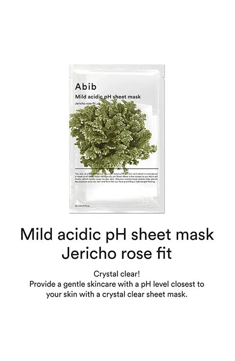 [Abib] Mild Acidic Ph Sheet Mask Jericho Rose Fit 1Sheet Or 1Box(10pcs)