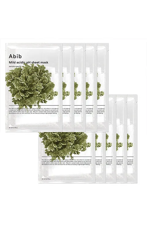 [Abib] Mild Acidic Ph Sheet Mask Jericho Rose Fit 1Sheet Or 1Box(10pcs)