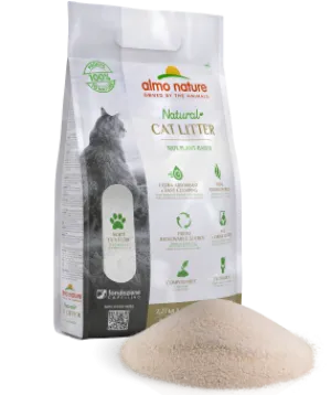 Almo Nature Natural Cat Litter Soft Grain (5 Lb)