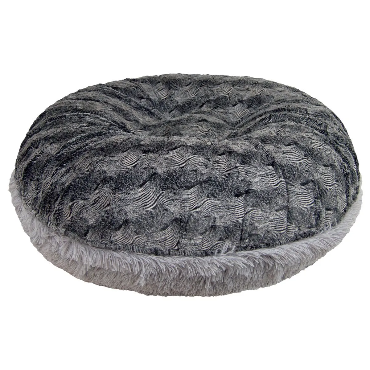 Bagel Dog Bed Siberian Grey/Arctic Seal