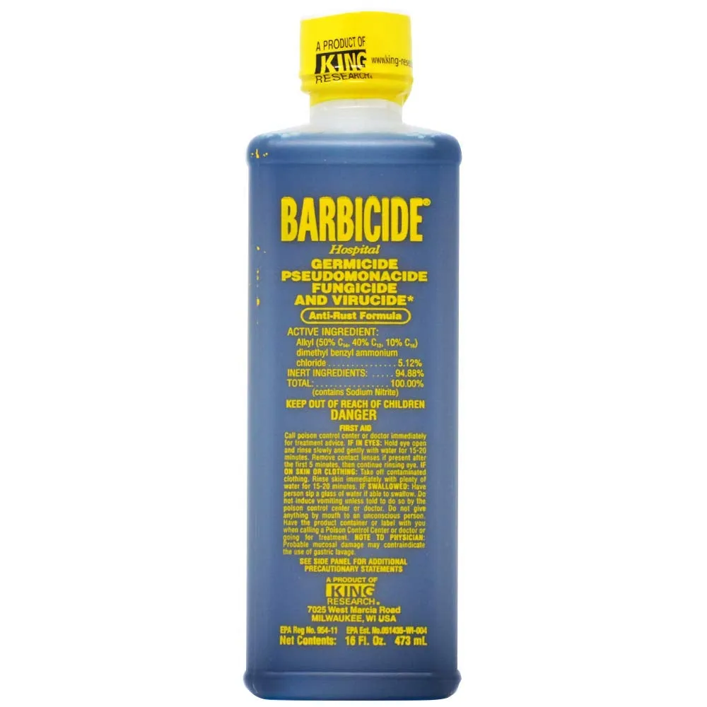 Barbicide Limit 1 per order of 128 oz & 64 oz