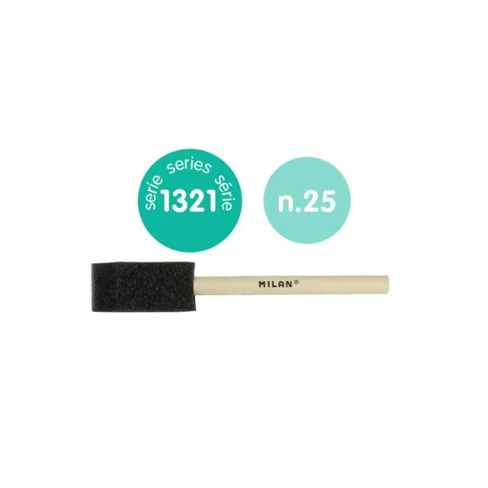 Black Sponge brush Series 1321, 25 mm