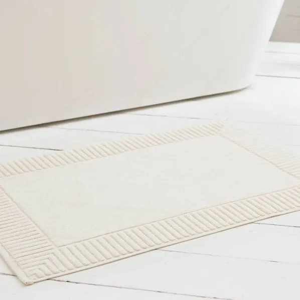 Bliss Pima Cotton Bath Mat - Cream