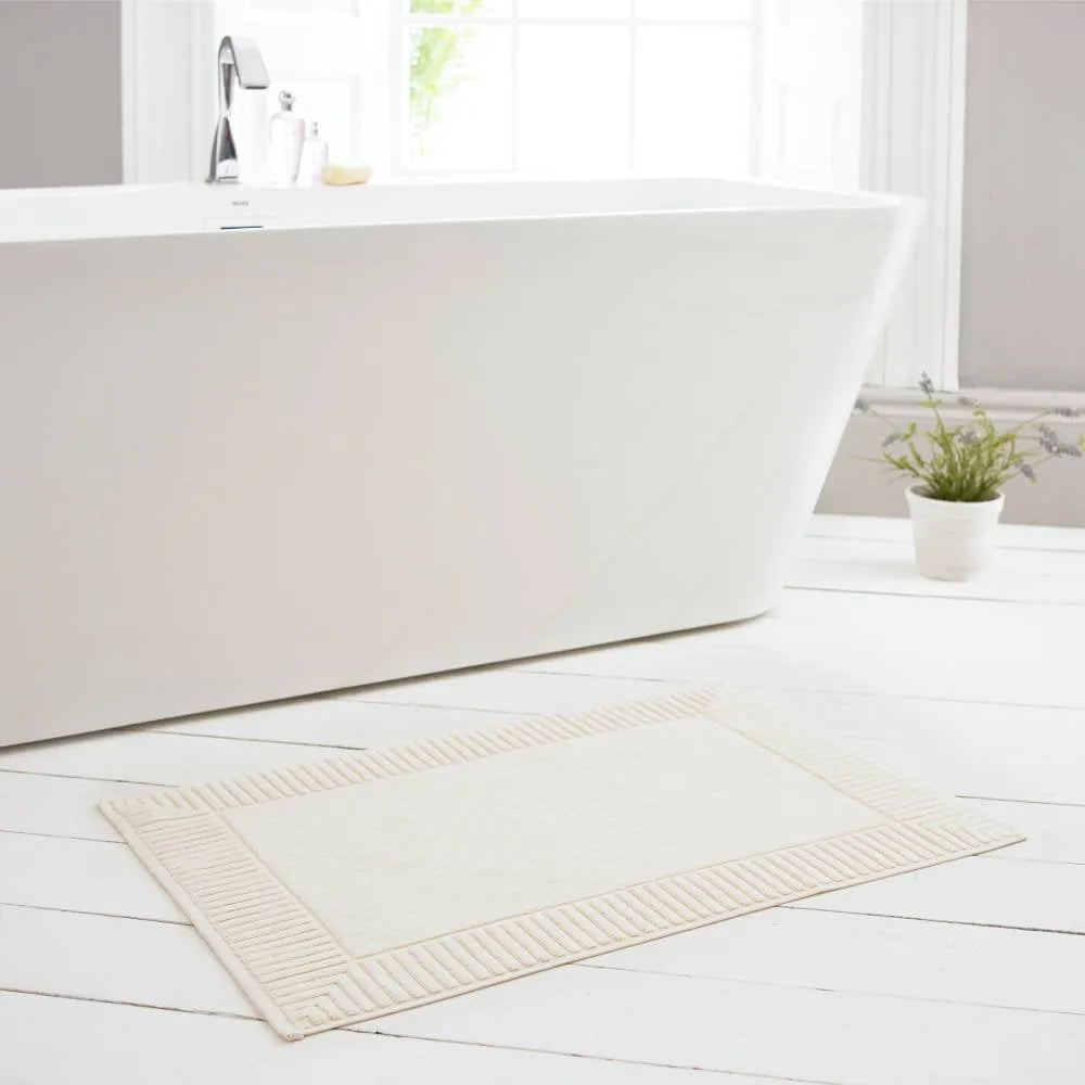 Bliss Pima Cotton Bath Mat - Cream