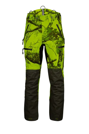 Breatheflex Pro Realtree Chainsaw Trousers Lime Type C