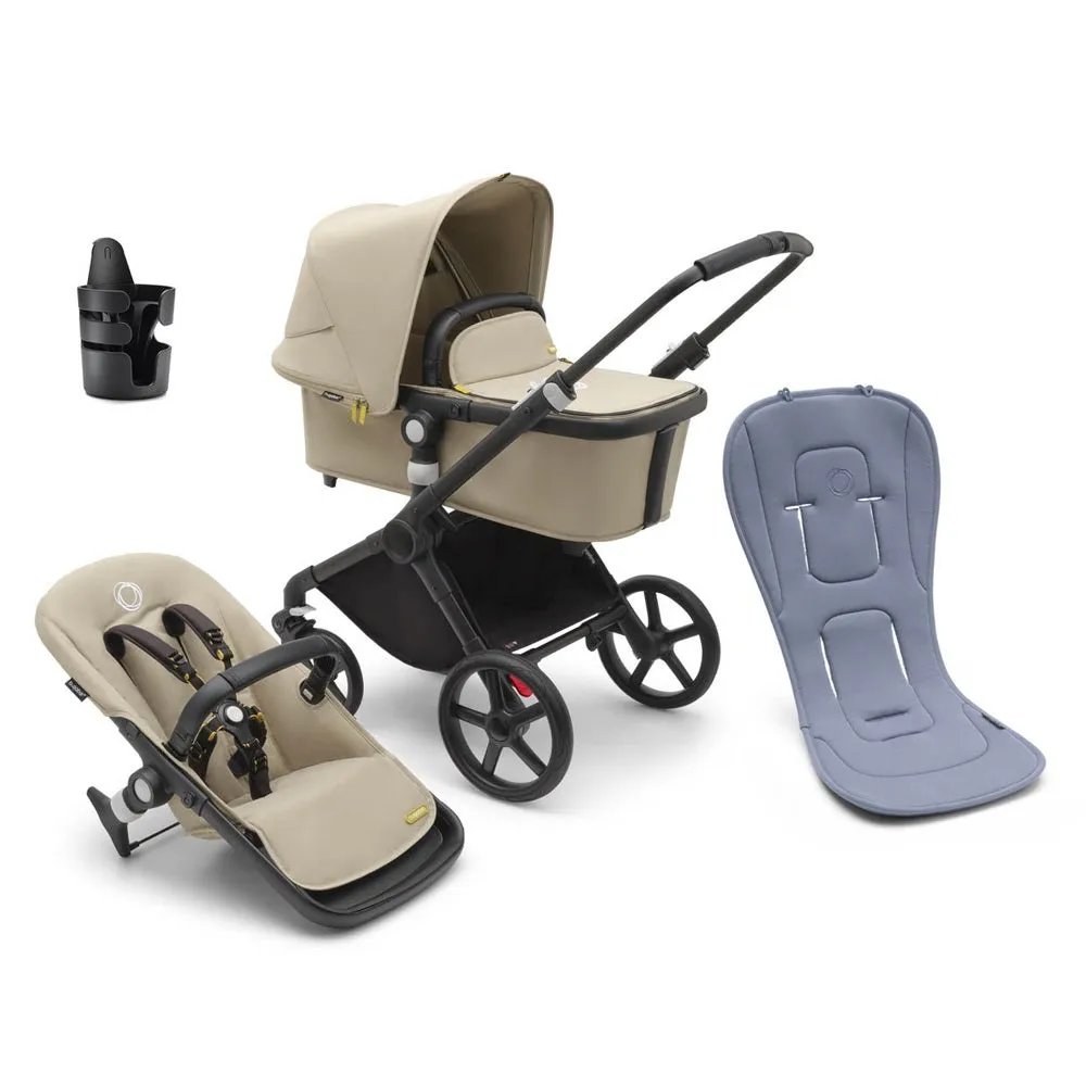 Bugaboo Fox Cub with Bugaboo Cup Holder & Dual Seat Liner