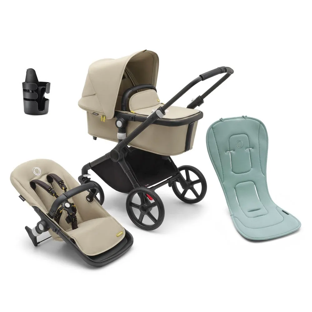 Bugaboo Fox Cub with Bugaboo Cup Holder & Dual Seat Liner