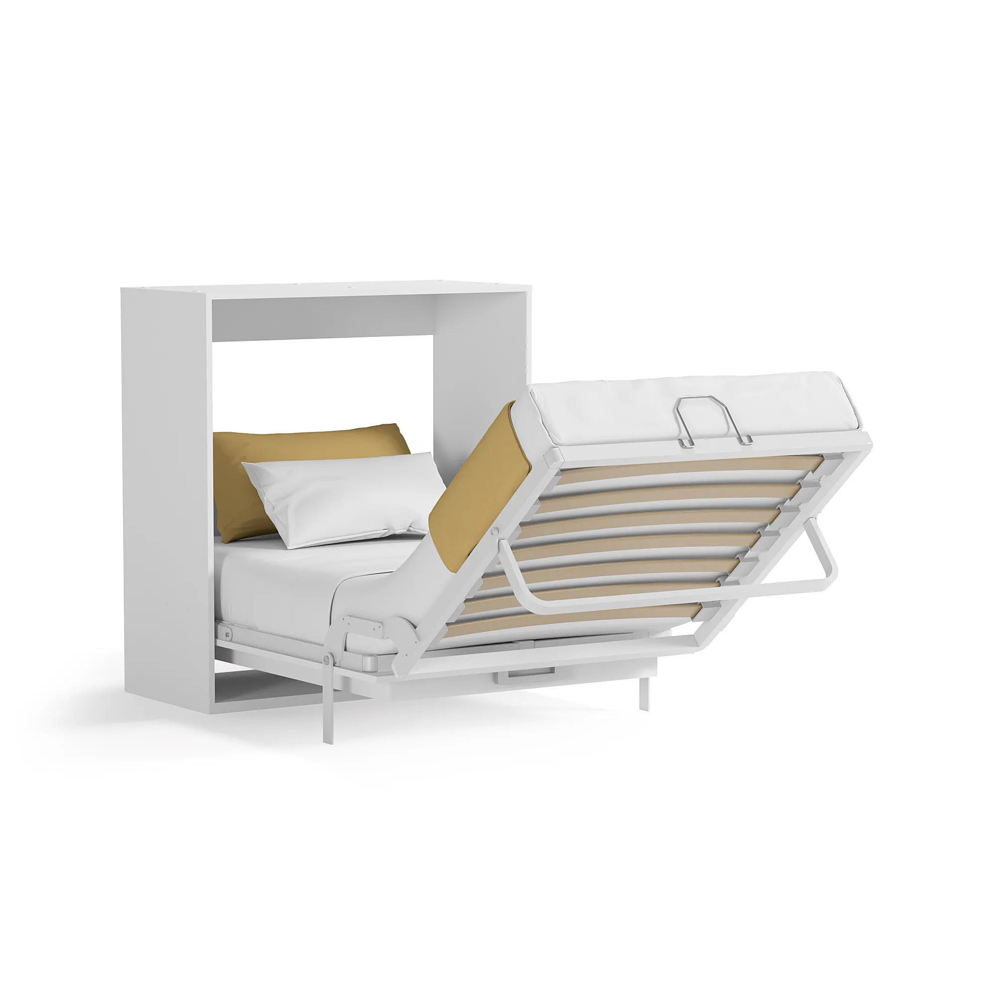 Capsule Folding King Single Wall Bed with Table