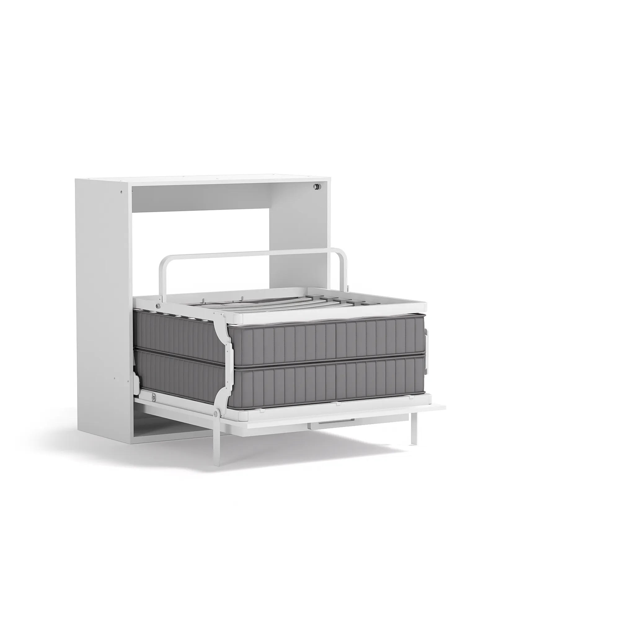 Capsule Folding King Single Wall Bed with Table