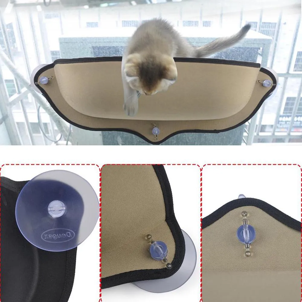 Cat Hammock - Suction Cup Window Lounger