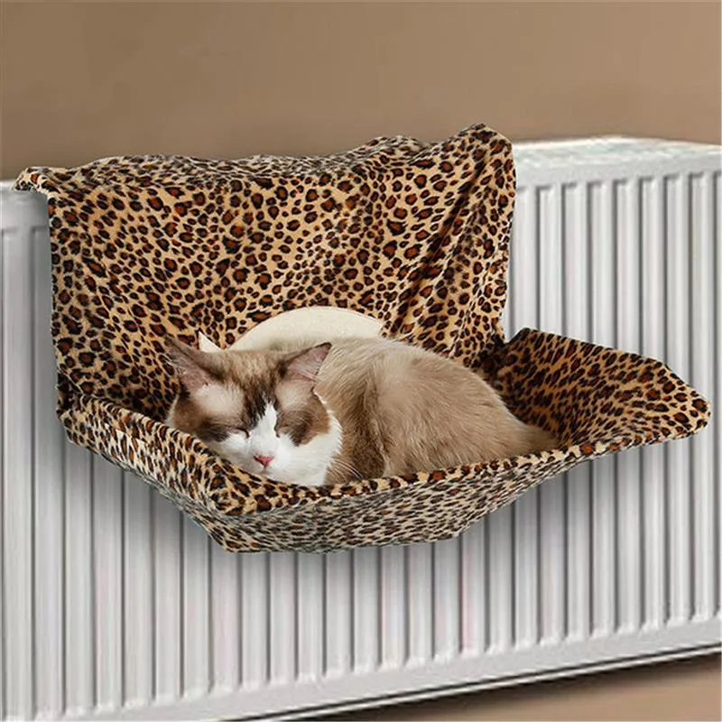 Cat Kitty Warm Hammock Bed Pet Hammocks Hanging Bed Soft Fleece Cat Beds Winter Warm Cat Window House Sofa