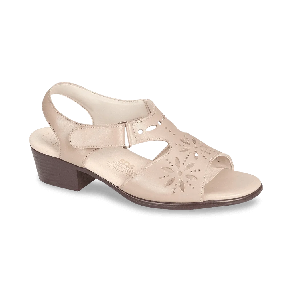 CREAM | SAS Sunburst - Heeled Sandal at Brandy's Shoes Made in USA