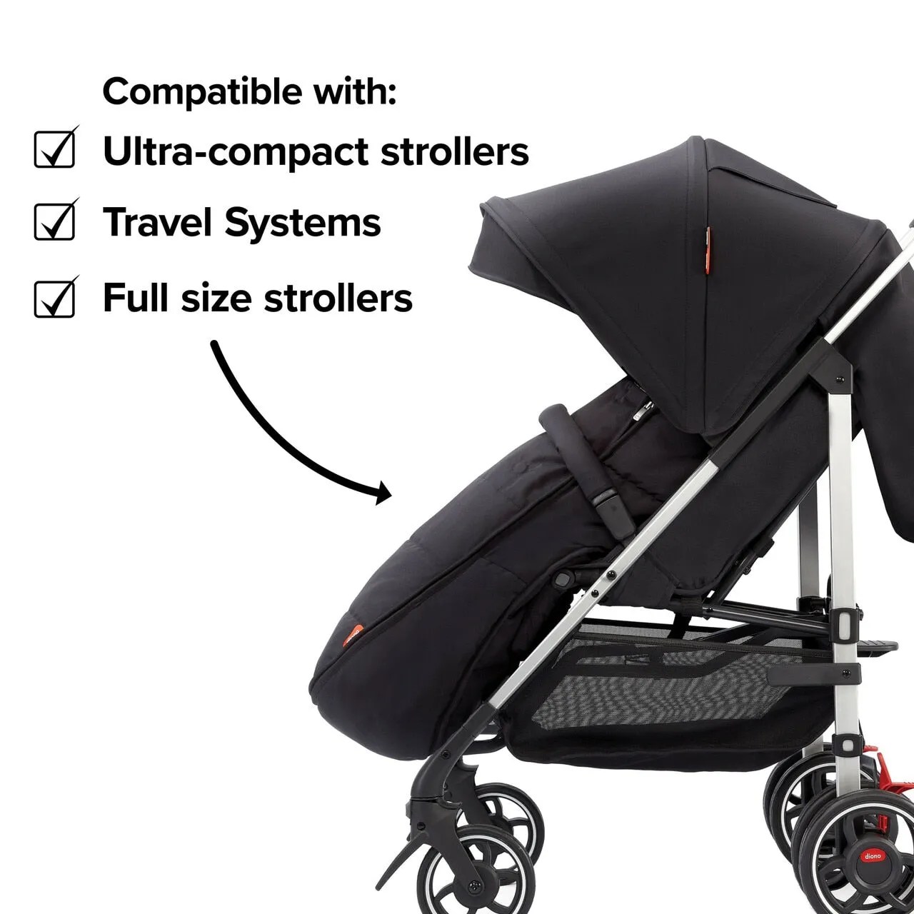 Diono All Weather Stroller Footmuff