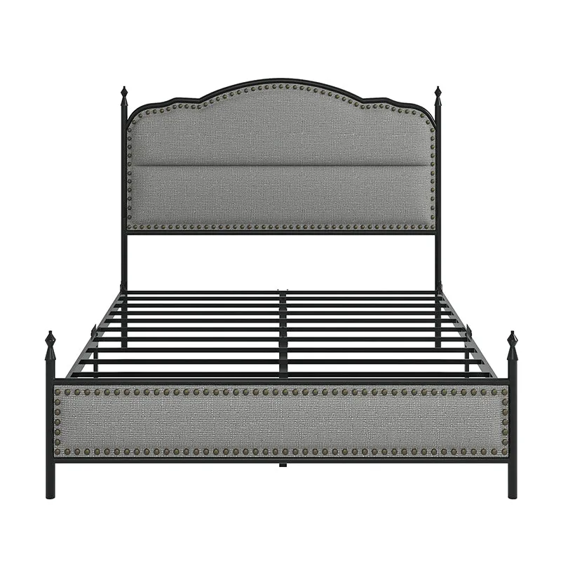 Ernesto 61" Industrial King and Queen Size Bed