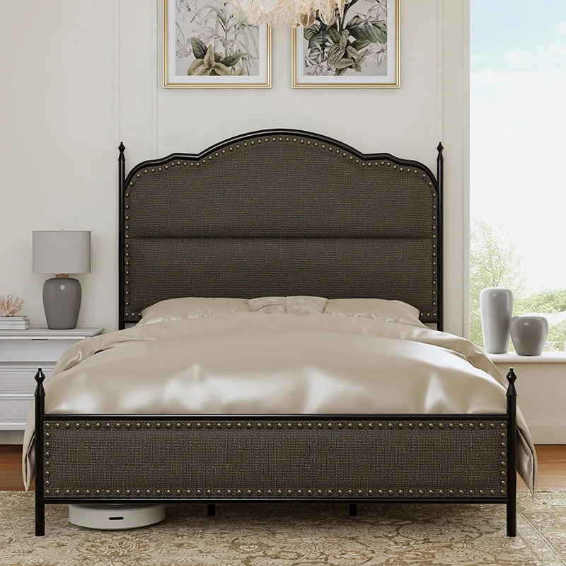 Ernesto 61" Industrial King and Queen Size Bed