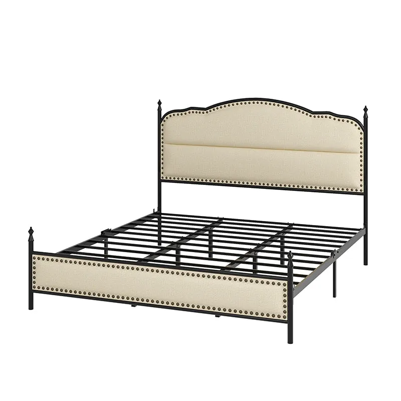 Ernesto 61" Industrial King and Queen Size Bed