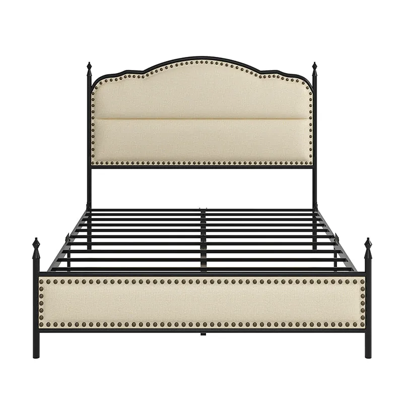 Ernesto 61" Industrial King and Queen Size Bed