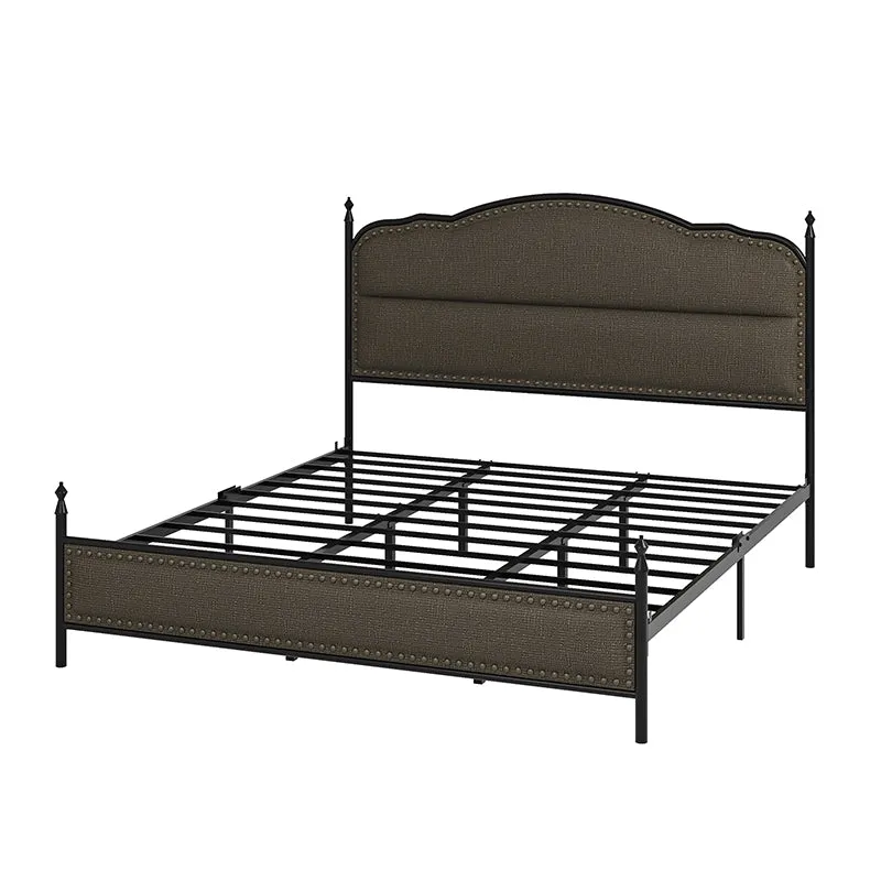 Ernesto 61" Industrial King and Queen Size Bed