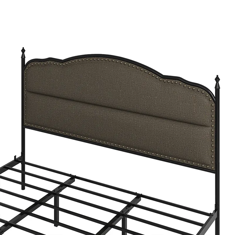 Ernesto 61" Industrial King and Queen Size Bed