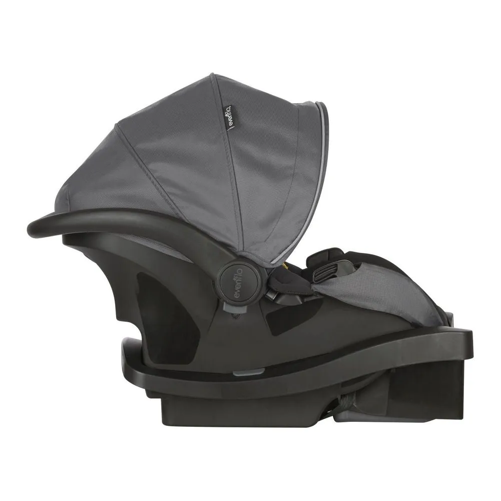 Evenflo Folio3 Stroll & Jog Jogging Travel System with LiteMax 35 Infant Car Seat - Avenue Gray