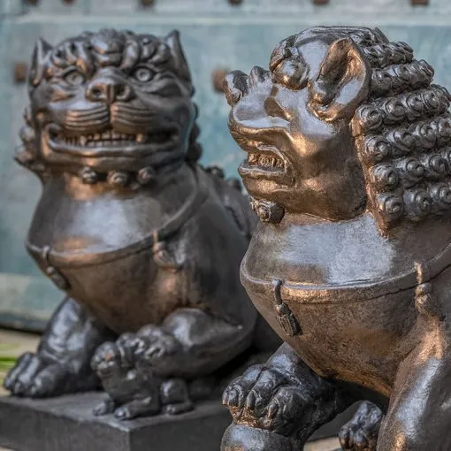 Foo Dog Garden Statue