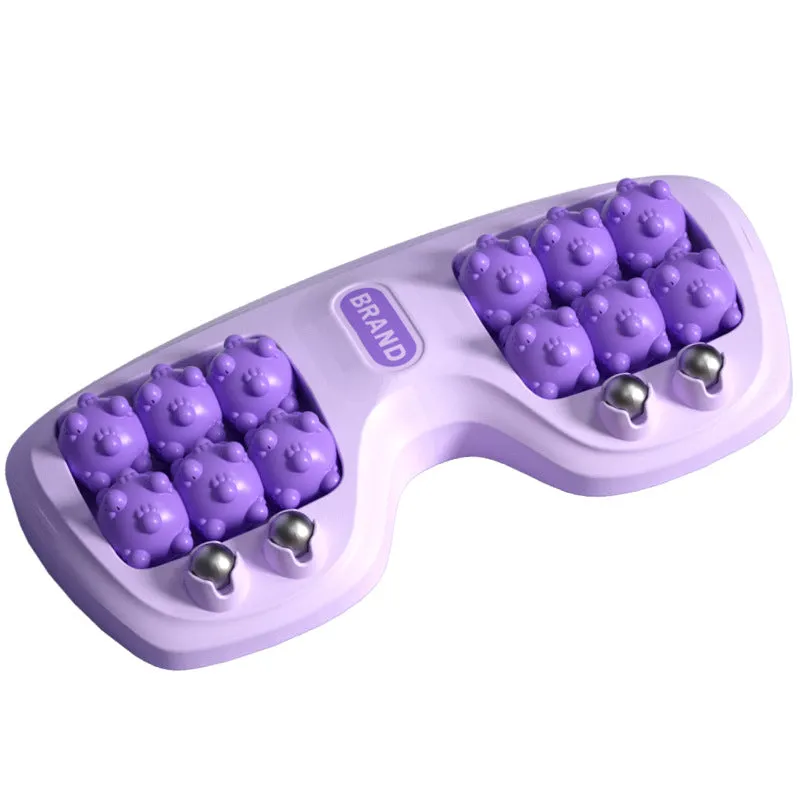 Foot massager foot foot massage health home leg acupoint magnetic therapy four row roller foot massager