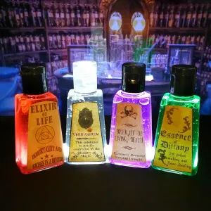 Four Pocket Potion Hand Sanitizers- Set 1