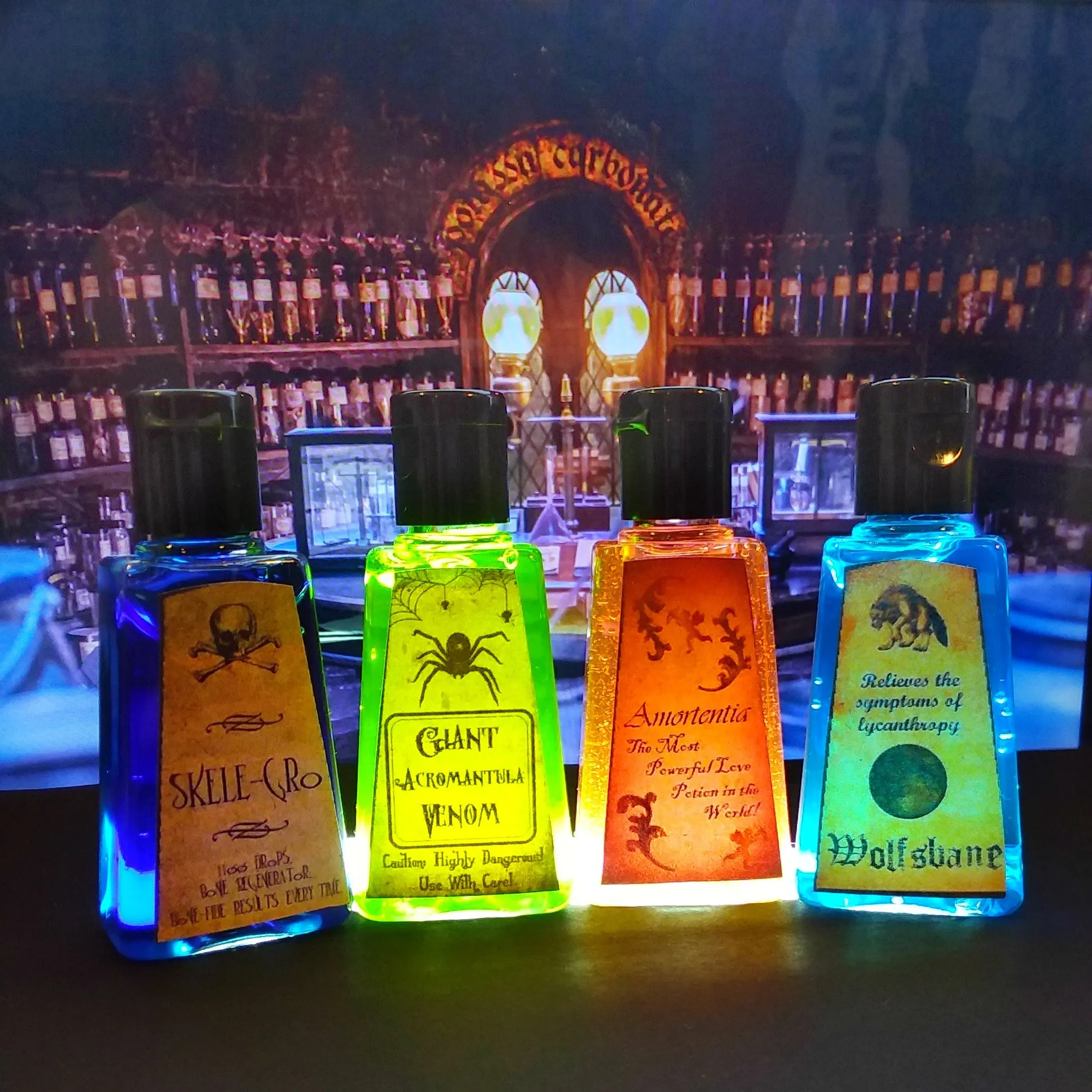 Four Pocket Potion Hand Sanitizers- Set 2