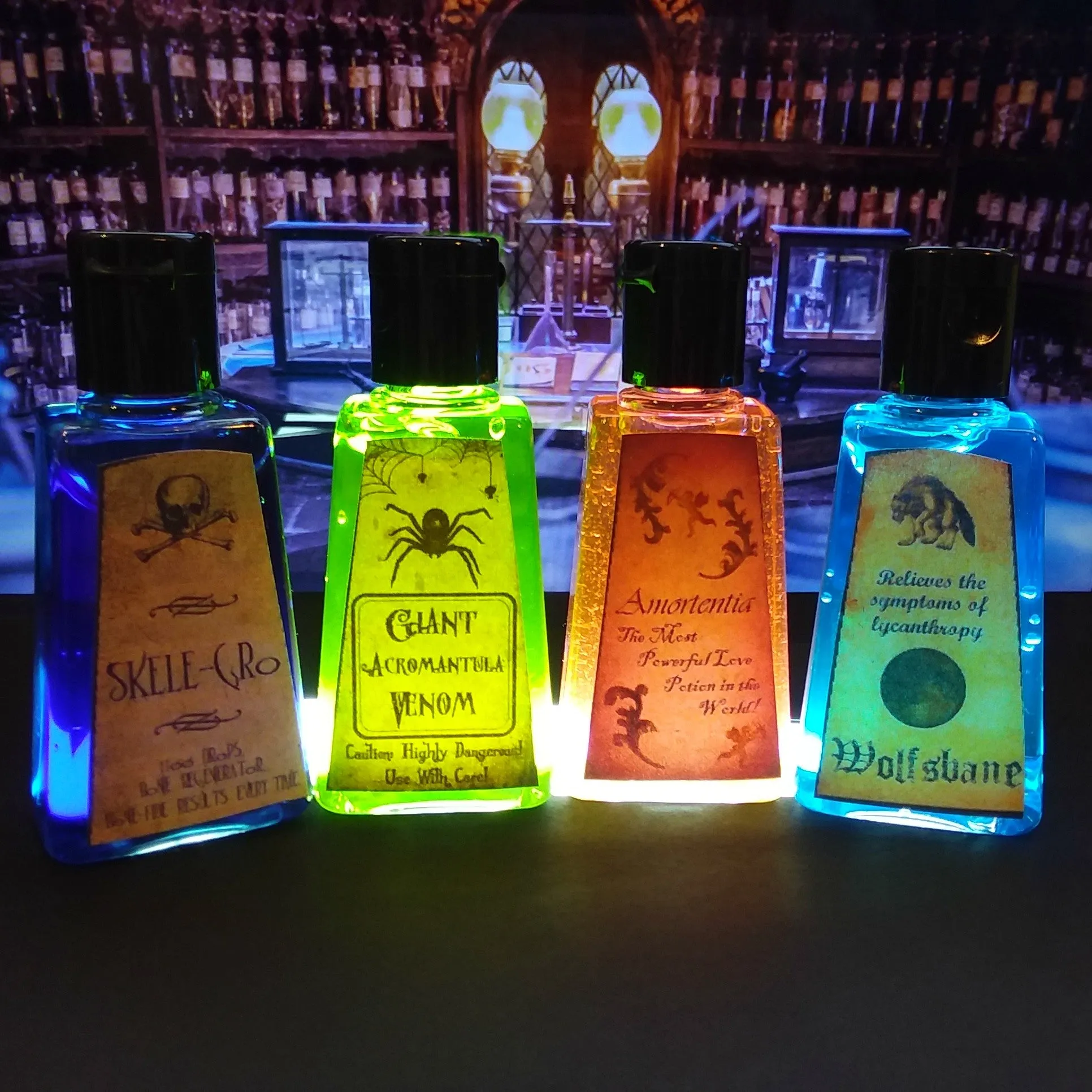 Four Pocket Potion Hand Sanitizers- Set 2