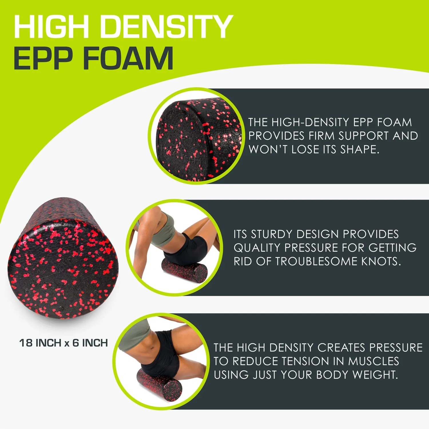 High Density Speckled Foam Roller