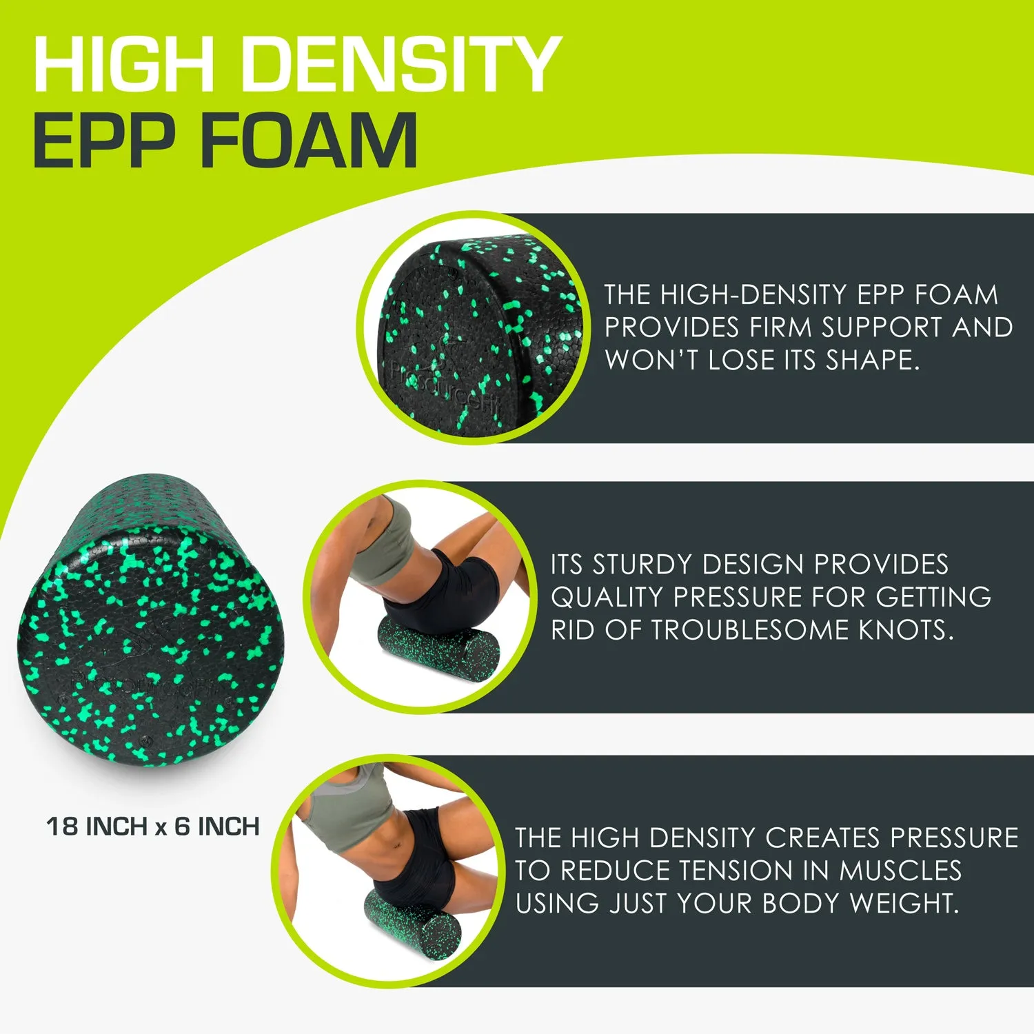 High Density Speckled Foam Roller