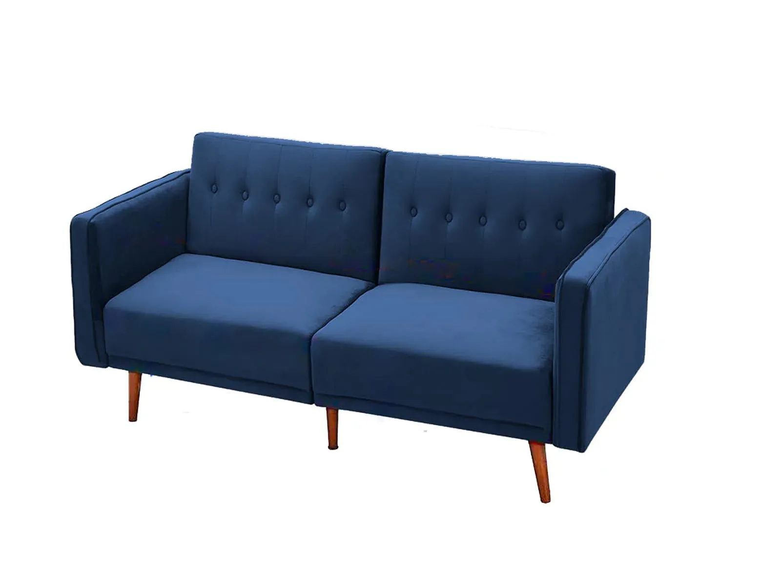 Home Berman Fulton Sofa Bed VELVET BLUE