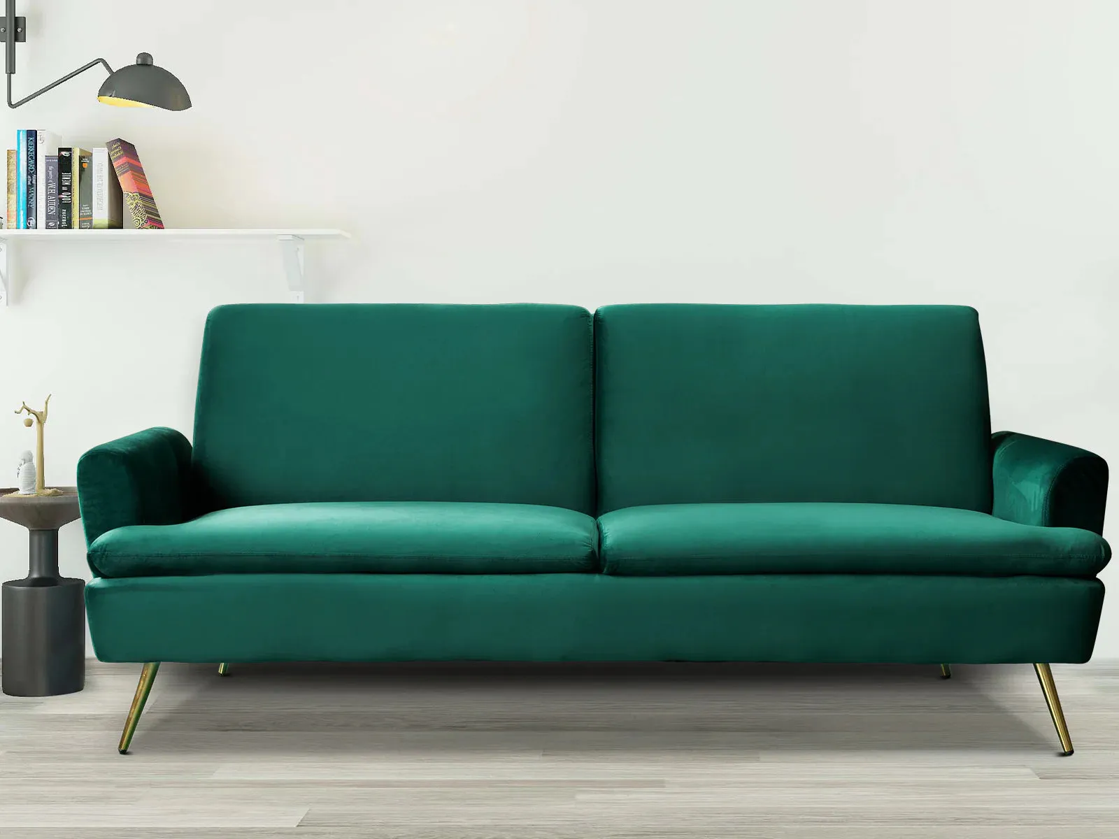 Home GYLLENE VELVET SOFA BED GREEN