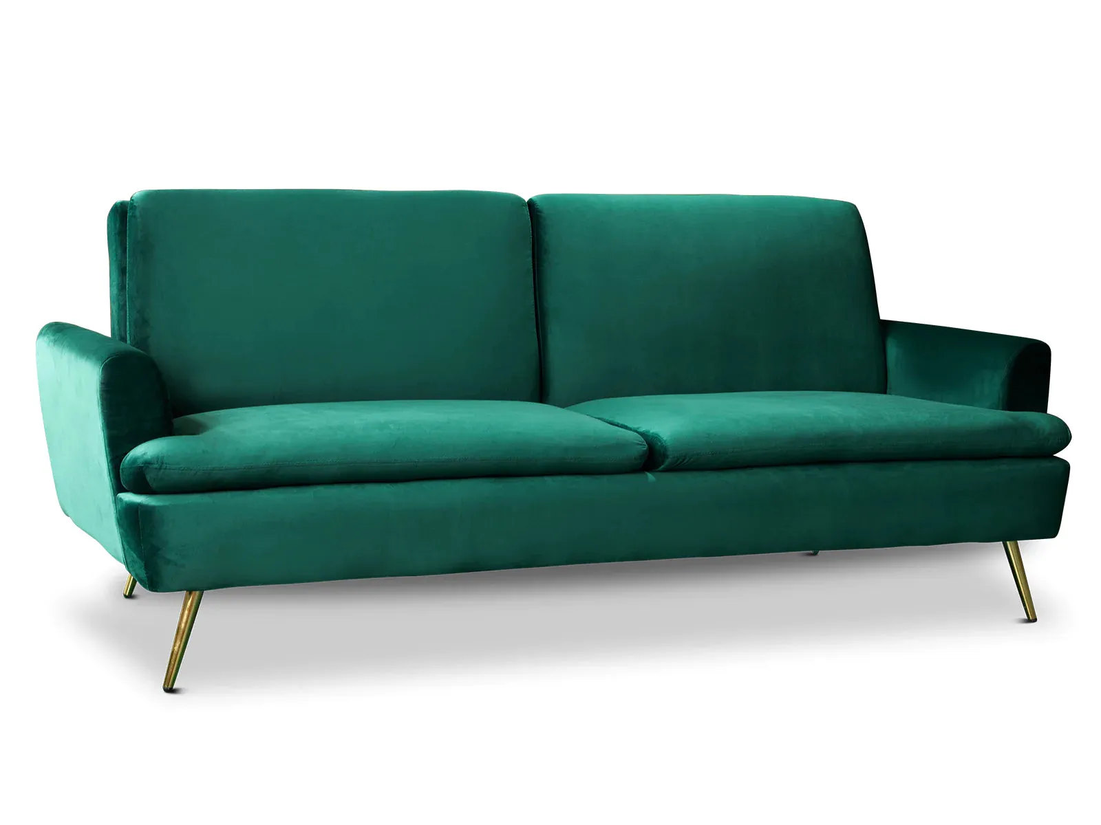 Home GYLLENE VELVET SOFA BED GREEN