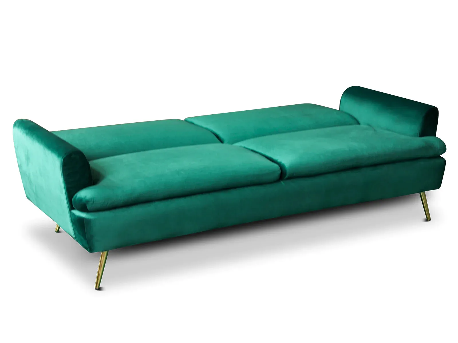 Home GYLLENE VELVET SOFA BED GREEN