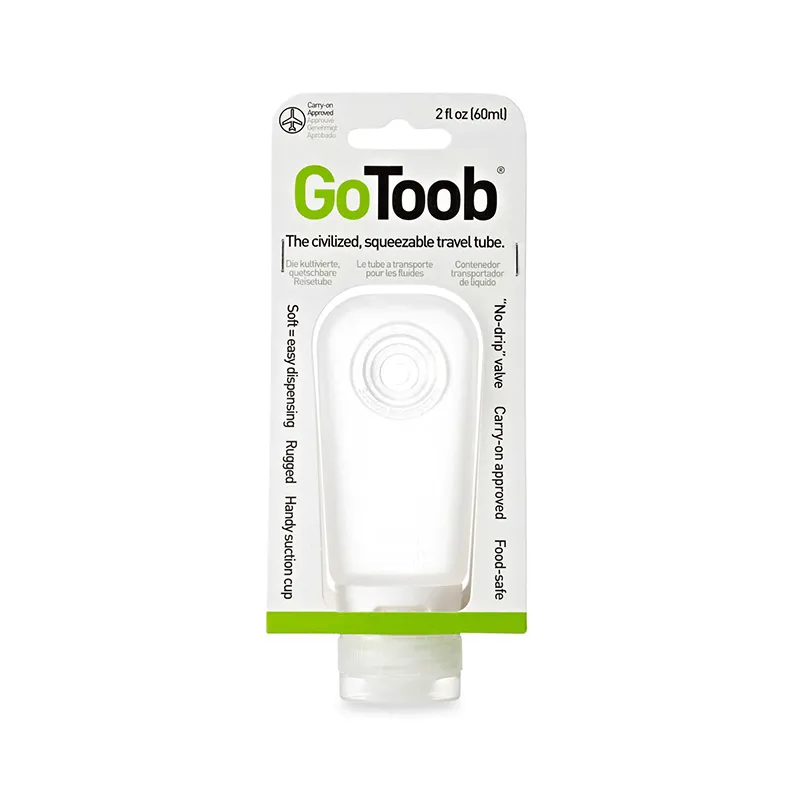 Humangear GoToob Clear Squeeze Tube // Medium