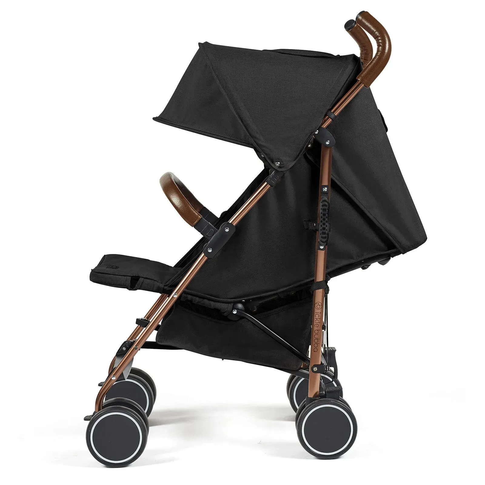 Ickle Bubba Discovery Prime Stroller - Black & Rose