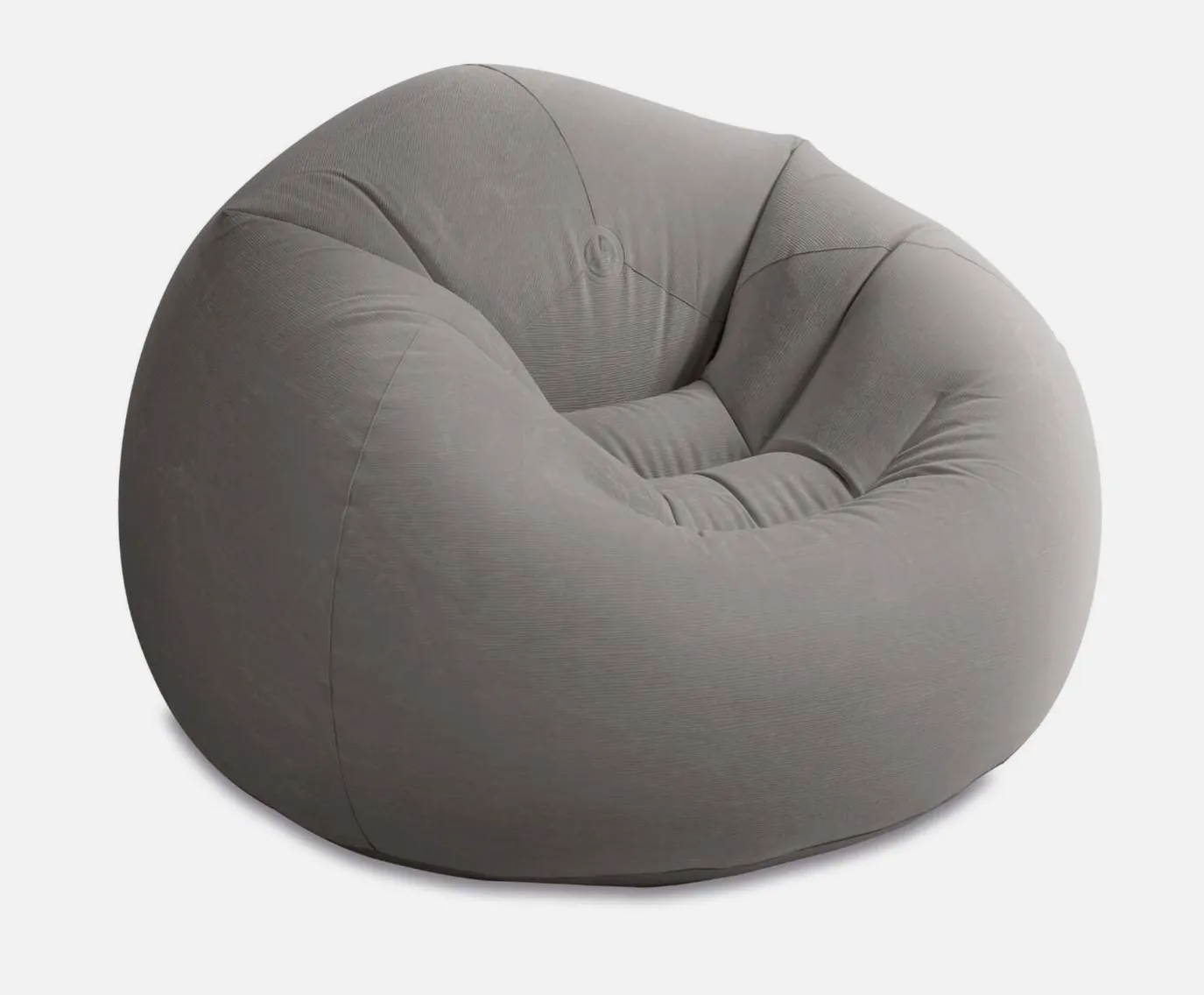 Intex 68579NP Inflatable 45x45x28 Inch Beanless Bag Chair Gray