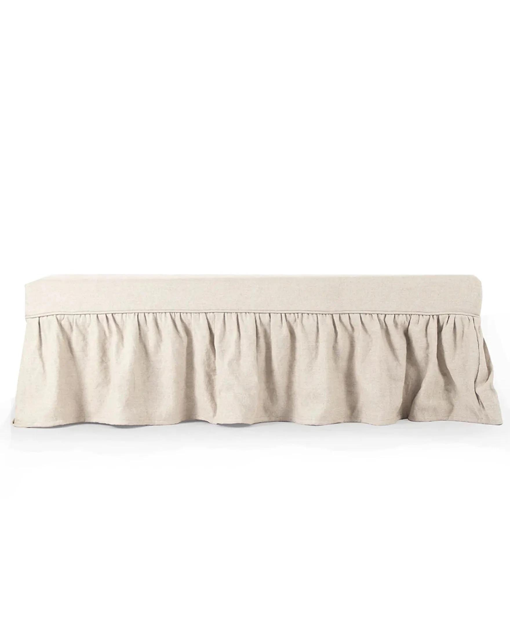 Lindsay Skirted Bench