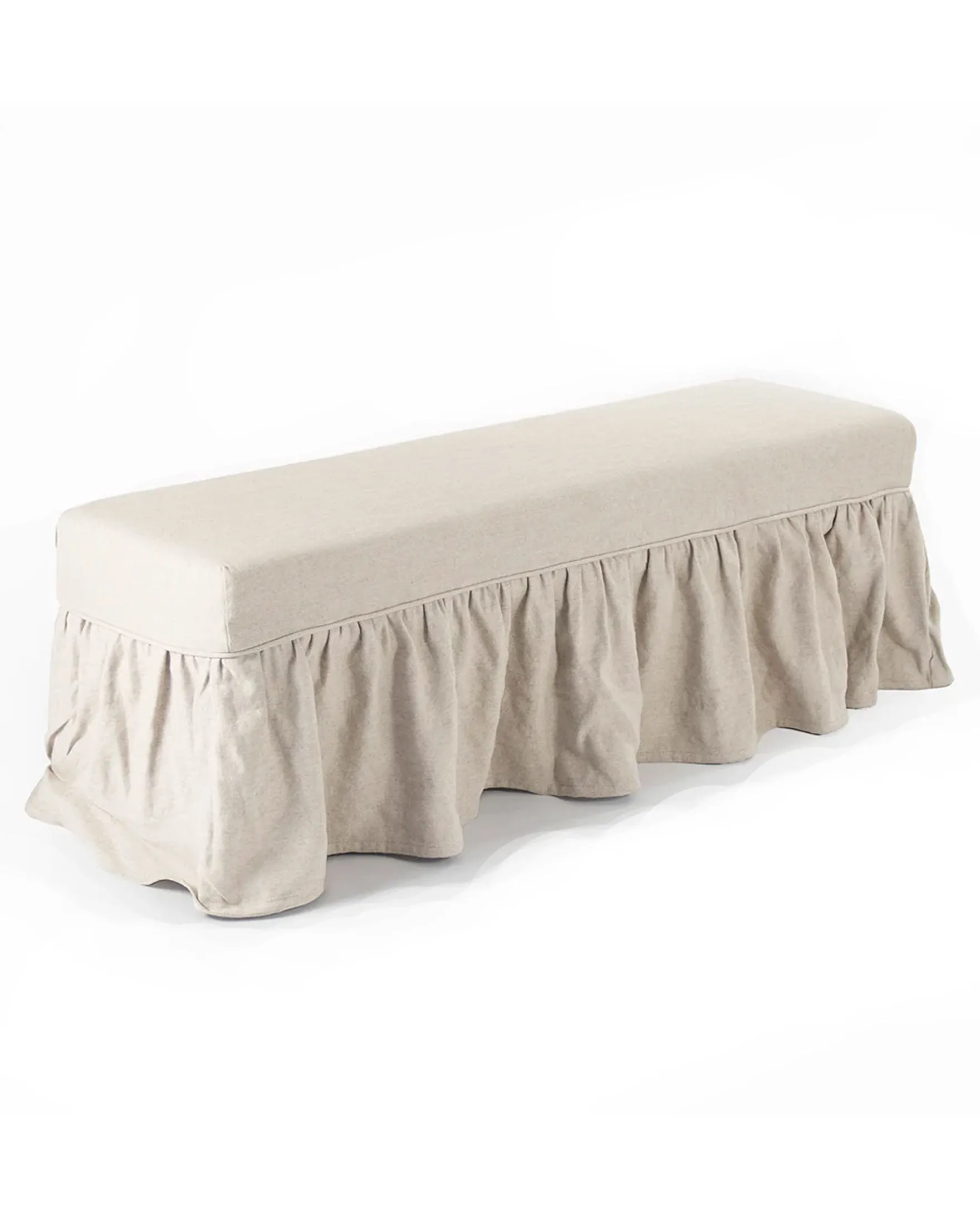 Lindsay Skirted Bench