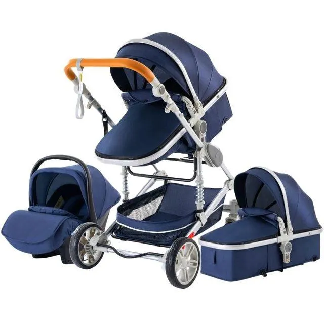 Luxury 3-in-1 Baby Stroller