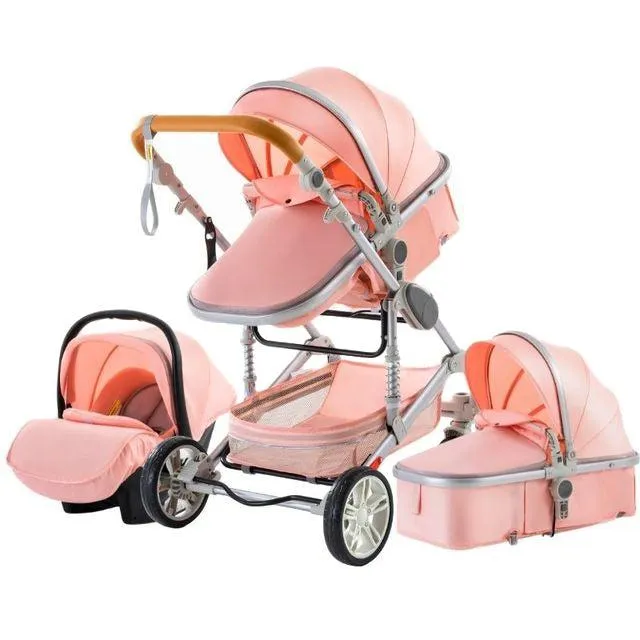 Luxury 3-in-1 Baby Stroller