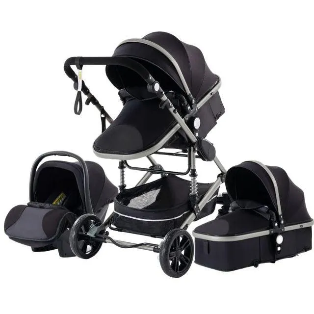 Luxury 3-in-1 Baby Stroller